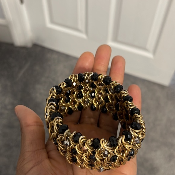 Multi colored jewel stretchy cuff - Picture 4 of 7